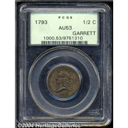 1793 1/2 C AU53 PCGS.