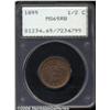 Image 1 : 1855 1/2 C MS65 Red and Brown PCGS.