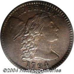 1794 1C Head of 1795 AU55 NGC.