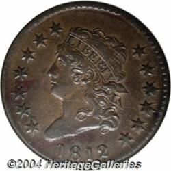 1812 1C Large Date AU58 NGC.