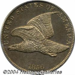 1856 1C MS62 PCGS.