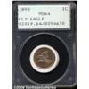 Image 1 : 1858 1C Small Letters MS64 PCGS.
