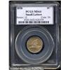 Image 1 : 1858 1C Small Letters MS64 PCGS.