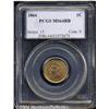 Image 1 : 1866 1C MS64 Red and Brown PCGS.