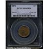 Image 1 : 1871 1C MS65 Red and Brown PCGS.