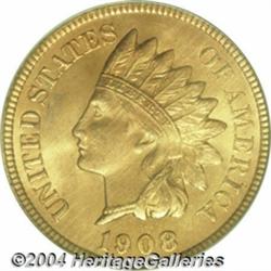 1908-S 1C MS65 Red PCGS.