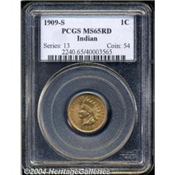 1909-S 1C MS65 Red PCGS.