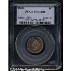 1868 1C PR64 Red PCGS.