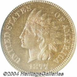 1877 1C PR66 Red and Brown PCGS.