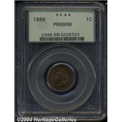 1886 1C Type One PR66 Red and Brown PCGS.