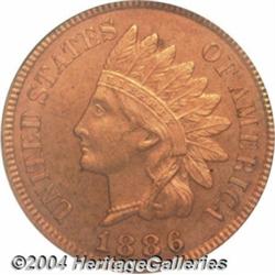 1886 1C Type Two PR64 Red PCGS.
