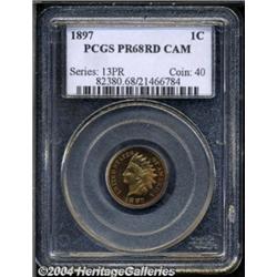 1897 1C PR68 Cameo PCGS.