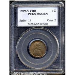1909-S VDB 1C MS63 Brown PCGS.