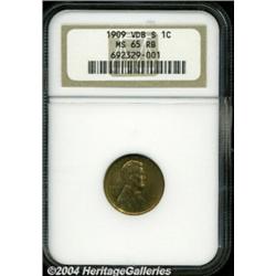 1909-S VDB 1C MS65 Red and Brown NGC.
