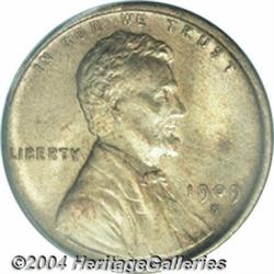 1909-S VDB 1C MS65 Red and Brown PCGS.