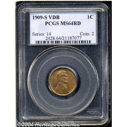 1909-S VDB 1C MS64 Red PCGS.