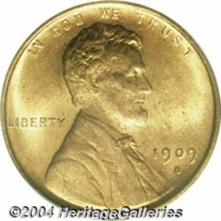 1909-S VDB 1C MS65 Red PCGS.