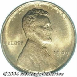 1909-S VDB 1C MS65 Red PCGS.