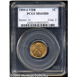 1909-S VDB 1C MS65 Red PCGS.
