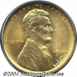 1909-S 1C S Over Horizontal S MS66 Red PCGS.