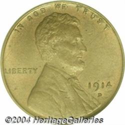 1914-D 1C MS64 Brown PCGS.