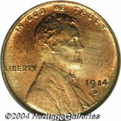 1914-D 1C MS64 Red PCGS.