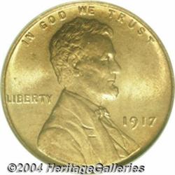 1917 1C MS66 Red PCGS.