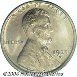 1920-D 1C MS65 Red PCGS.