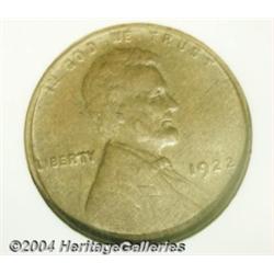 1922 No D 1C Strong Reverse MS64 Brown NGC.