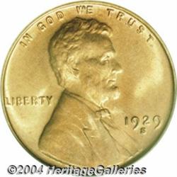 1929-S 1C MS66 Red PCGS.