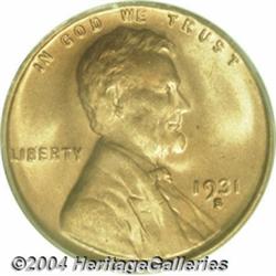 1931-S 1C MS66 Red PCGS.