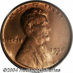 1931-S 1C MS66 Red PCGS.