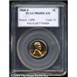 1968-S 1C PR69 Deep Cameo PCGS.