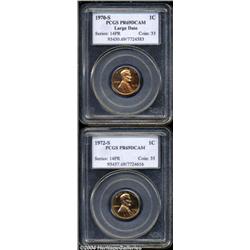 1970-S 1C Large Date PR69 Deep Cameo PCGS,