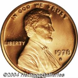 1978-S 1C PR70 Red Deep Cameo PCGS.