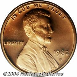 1982-S 1C PR70 Deep Cameo PCGS.