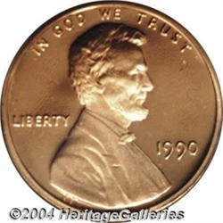 1990-S 1C No S PR67 Deep Cameo Uncertified.