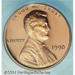 1990-S 1C No S PR69 Deep Cameo PCGS.