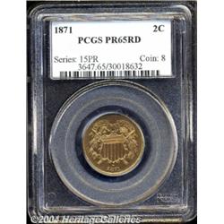 1871 2C PR65 Red PCGS.