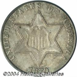 1870 3CS MS65 PCGS.