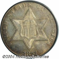 1871 3CS MS66 PCGS.