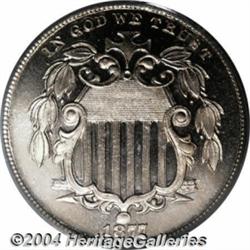 1877 5C PR66 Cameo PCGS.