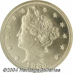 1883 5C No Cents MS67 NGC.