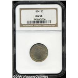 1894 5C MS66 NGC.