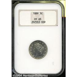 1889 5C PR65 NGC.