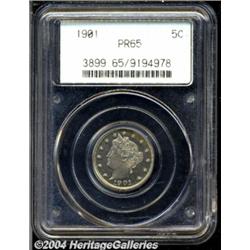 1901 5C PR65 PCGS.