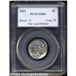 1921 5C MS66 PCGS.