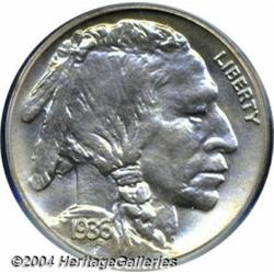 1936 5C Type One--Satin Finish PR67 PCGS.