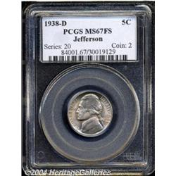 1938-D 5C MS67 Full Steps PCGS.