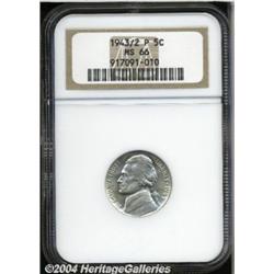 1943/2-P 5C MS66 NGC.